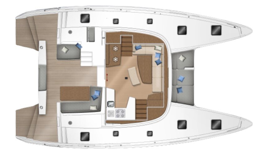 Lagoon 42 - 4 + 2 cab. Best Elli